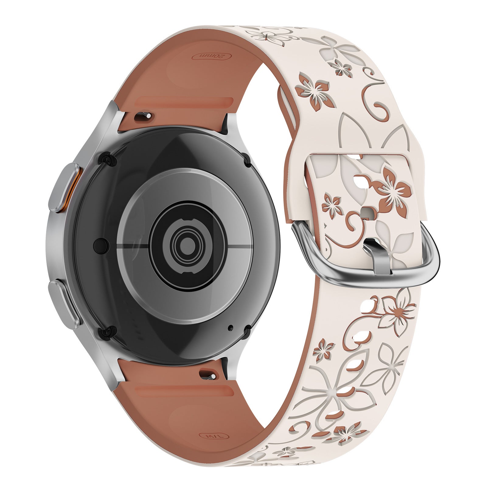 Fashion Personality Two-tone Silicon Print Strap