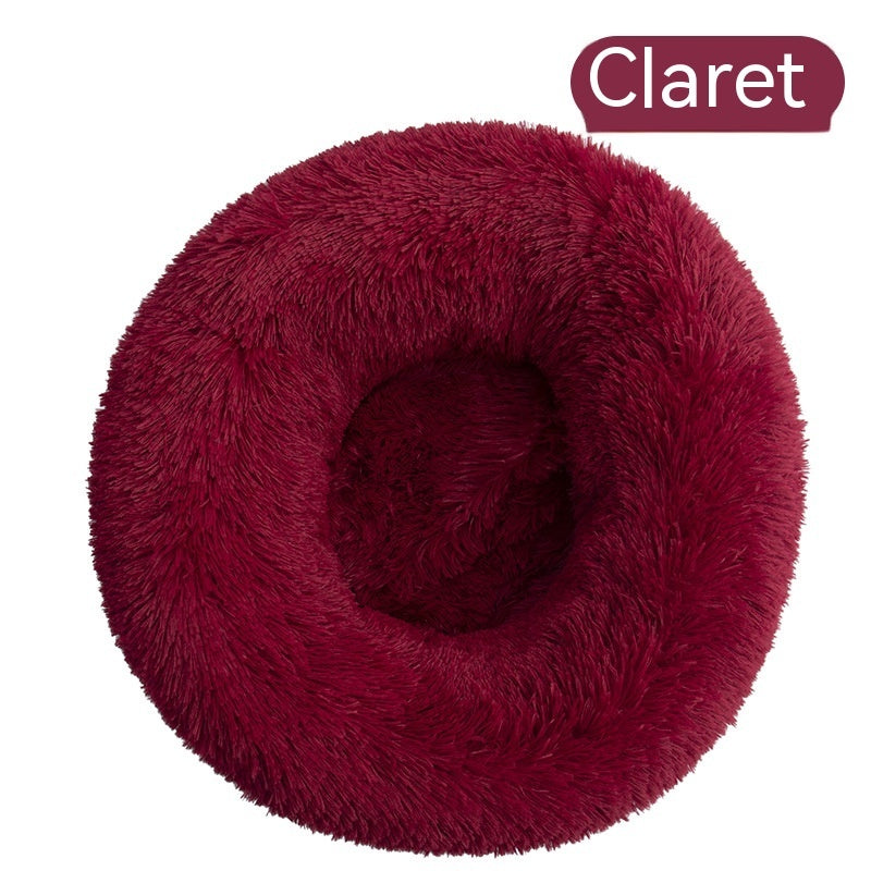 Plush Round Removable And Washable Kennel