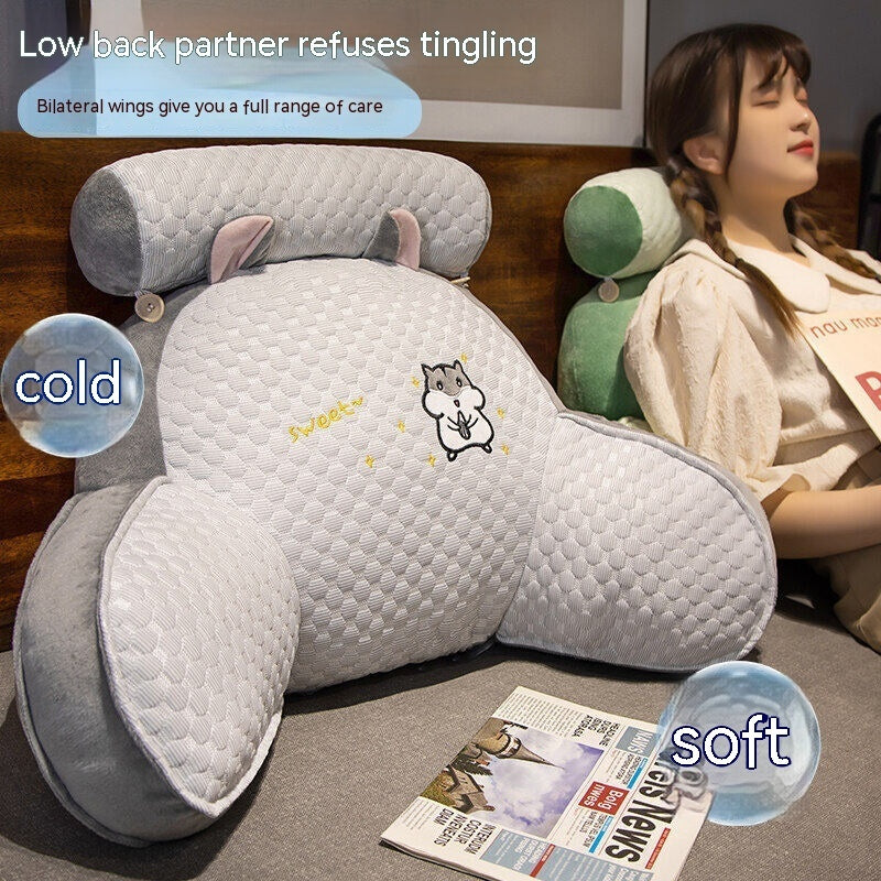 Summer Cool Ice Bean Lumbar Support Pillow