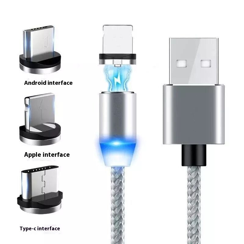 Magnetic Three-in-one Fast Charge Data Cable