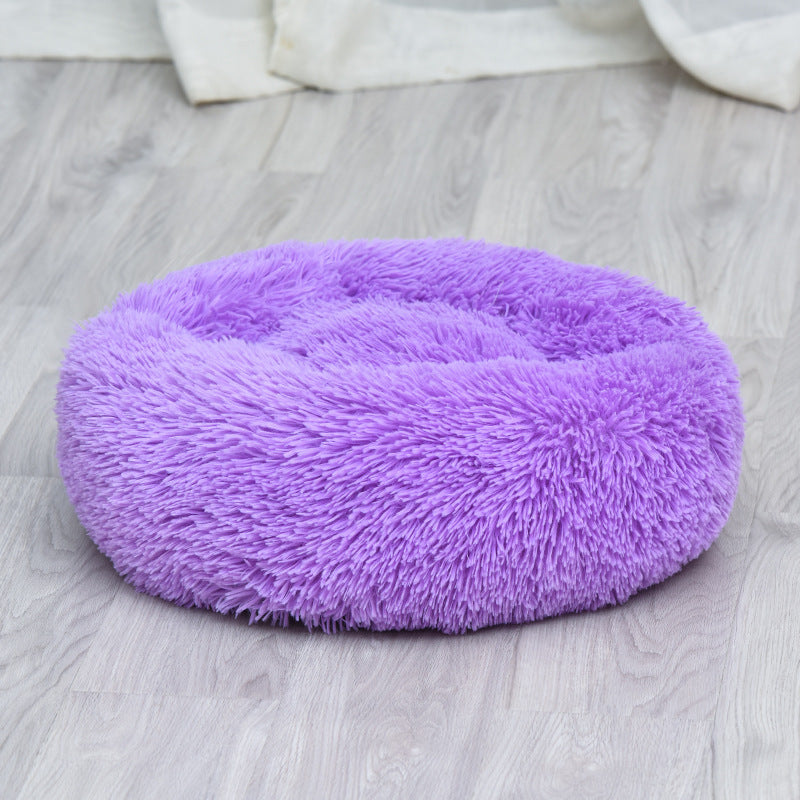 Washable Round plush kennel