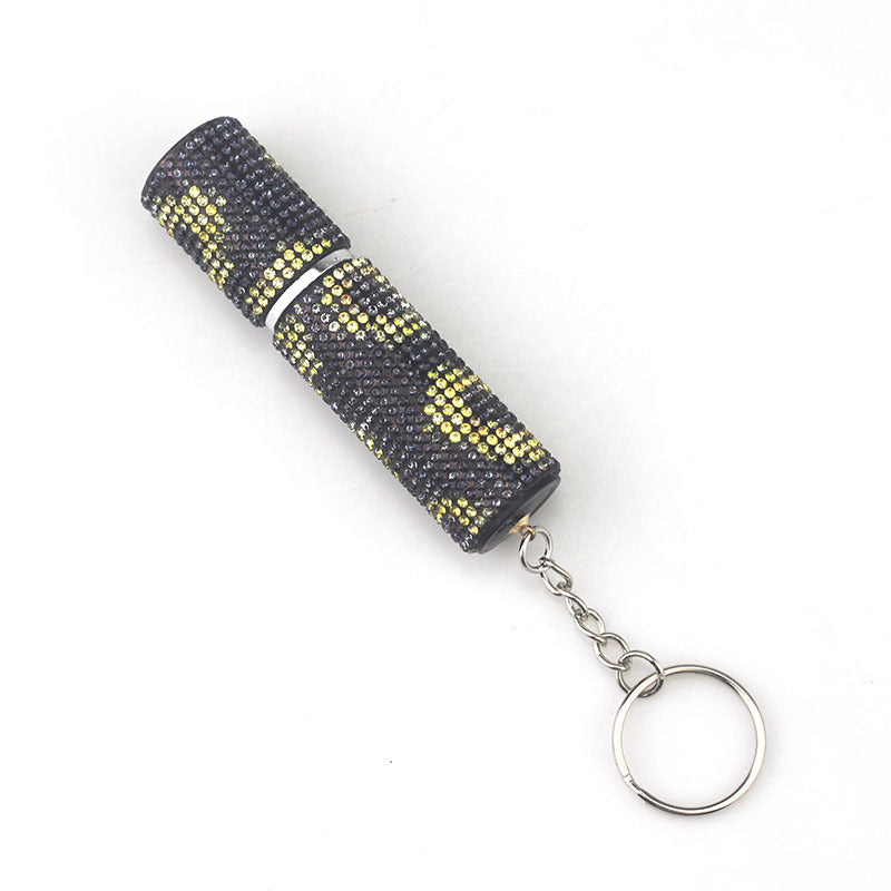 Diamond-filled Perfume Bottle Portable Press Spray