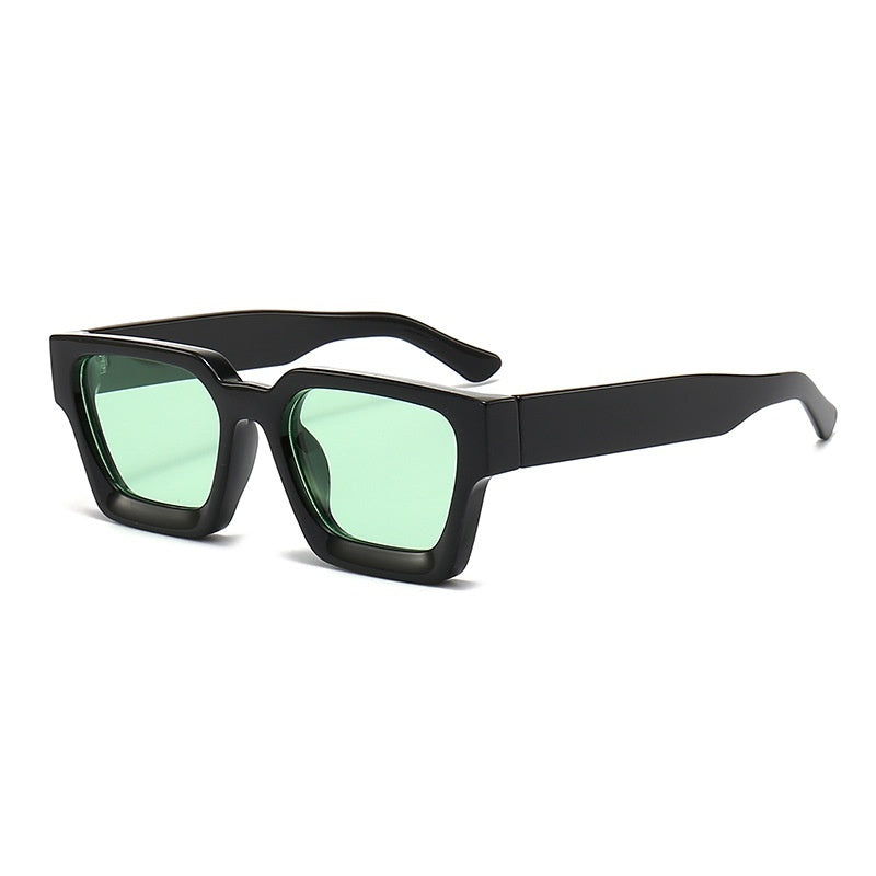 Minimalist And Versatile European And American Thick Frame Sunglasses