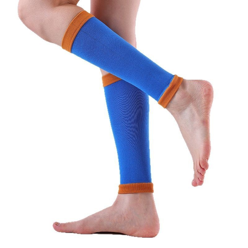Marathon Cross-country Running Basketball Sports Color Matching Compression Calf Socks