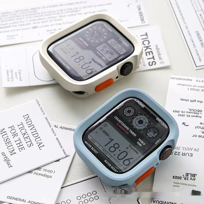 Frosted Protective Electroplated Watch Case