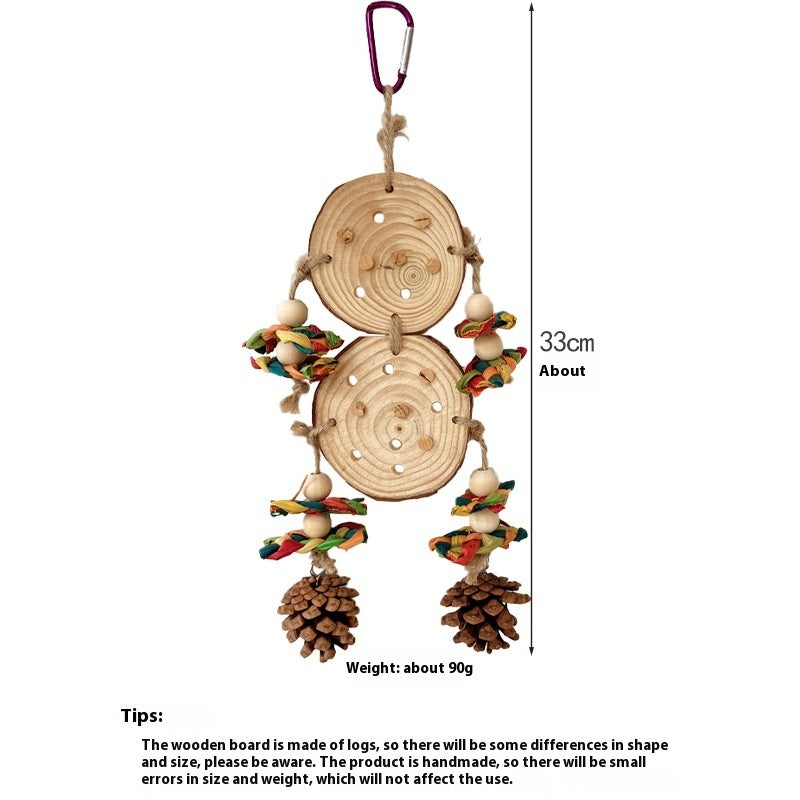 Bird Toys Tear And Relax Pineapple Decorative Pendant