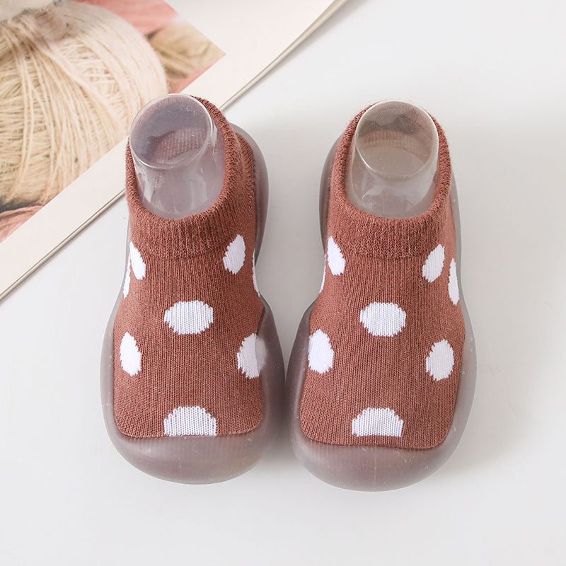 Baby Round Dot Style Comfortable Breathable Toddler Sock Shoes