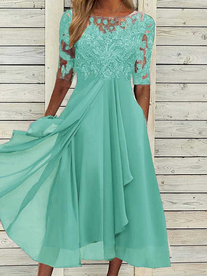 Women's Spring And Summer Bridesmaid Evening Dress