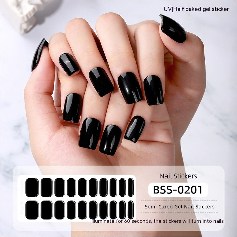 Gel Nail Art Sticker Semi-curing Gel