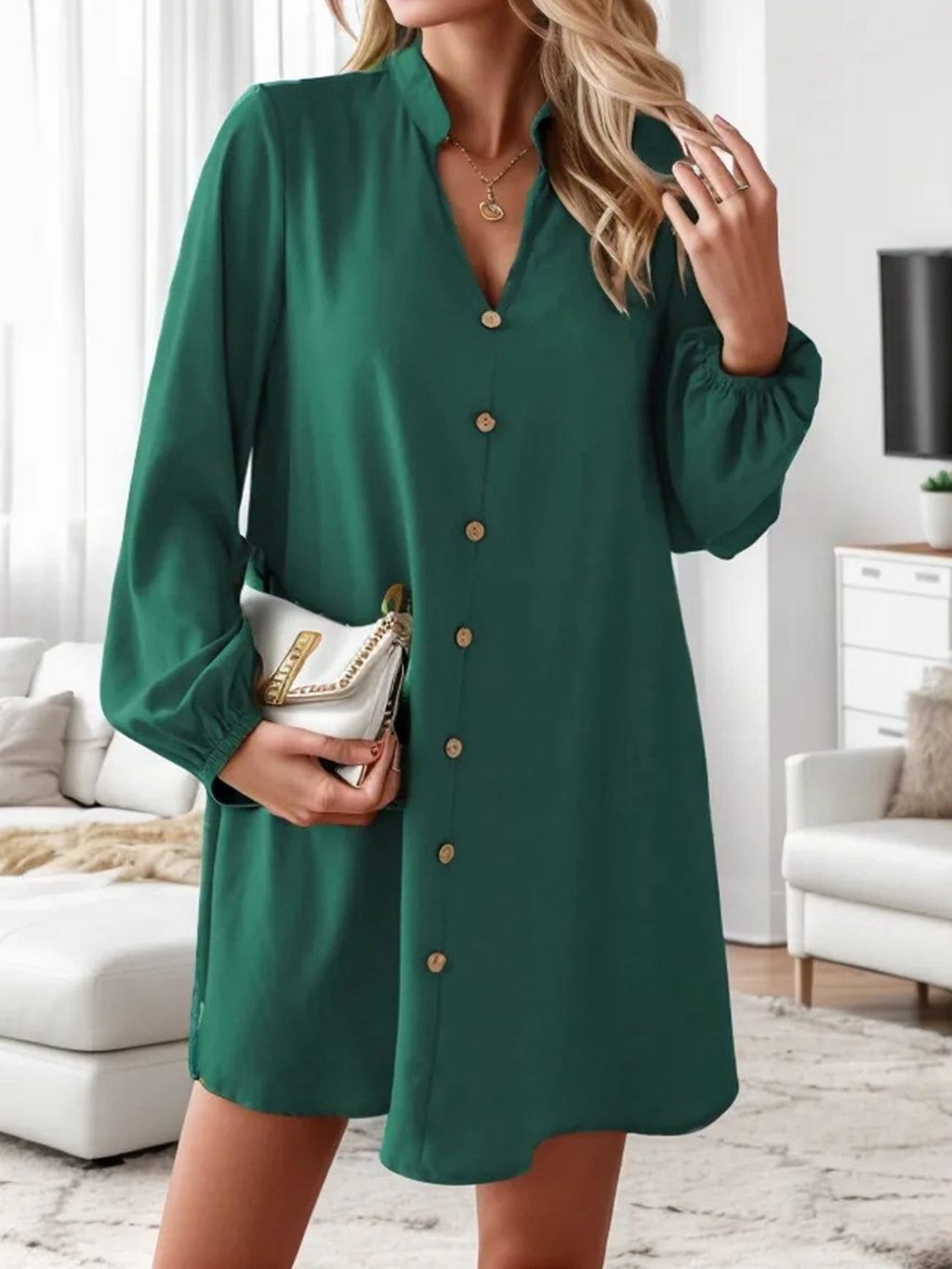 New European And American Long Sleeved Dresses