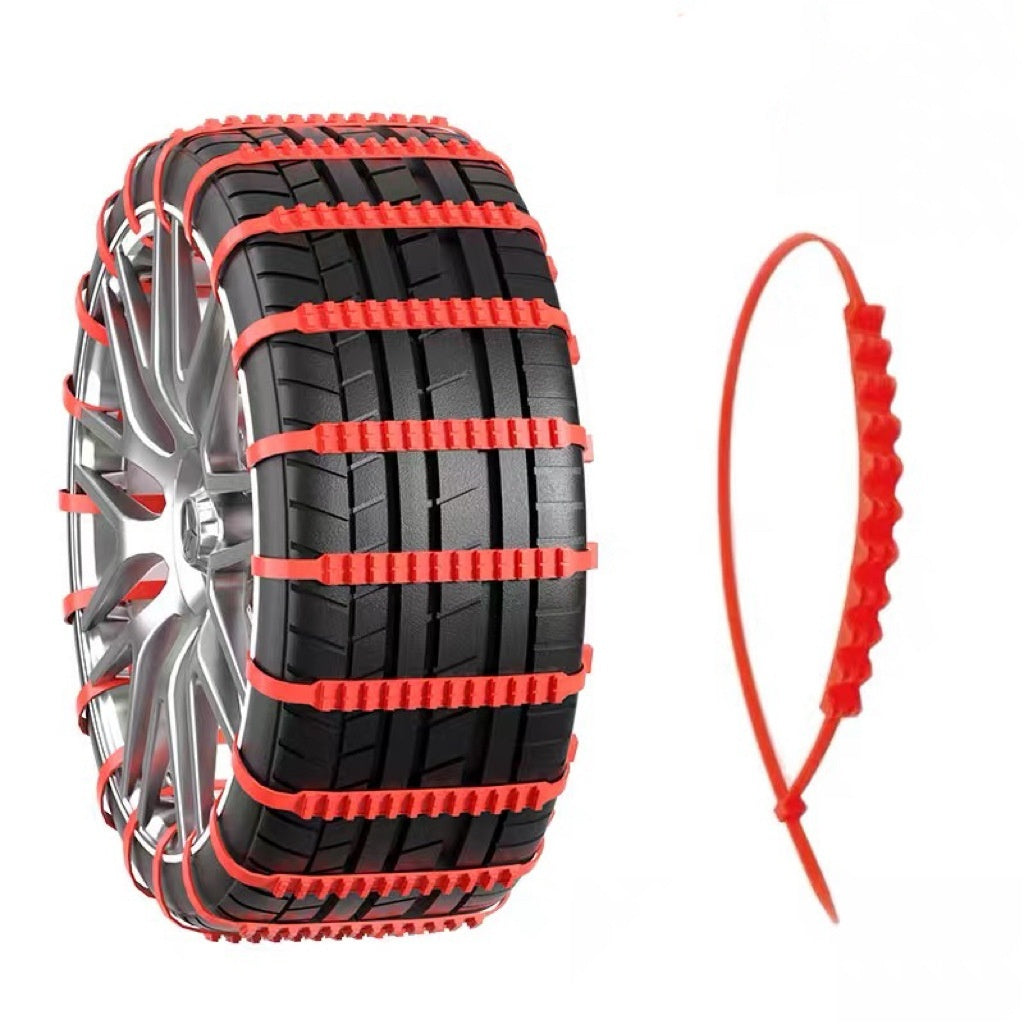 Emergency Plastic Nonskid Chain Universal Car Tire Non-slip Band