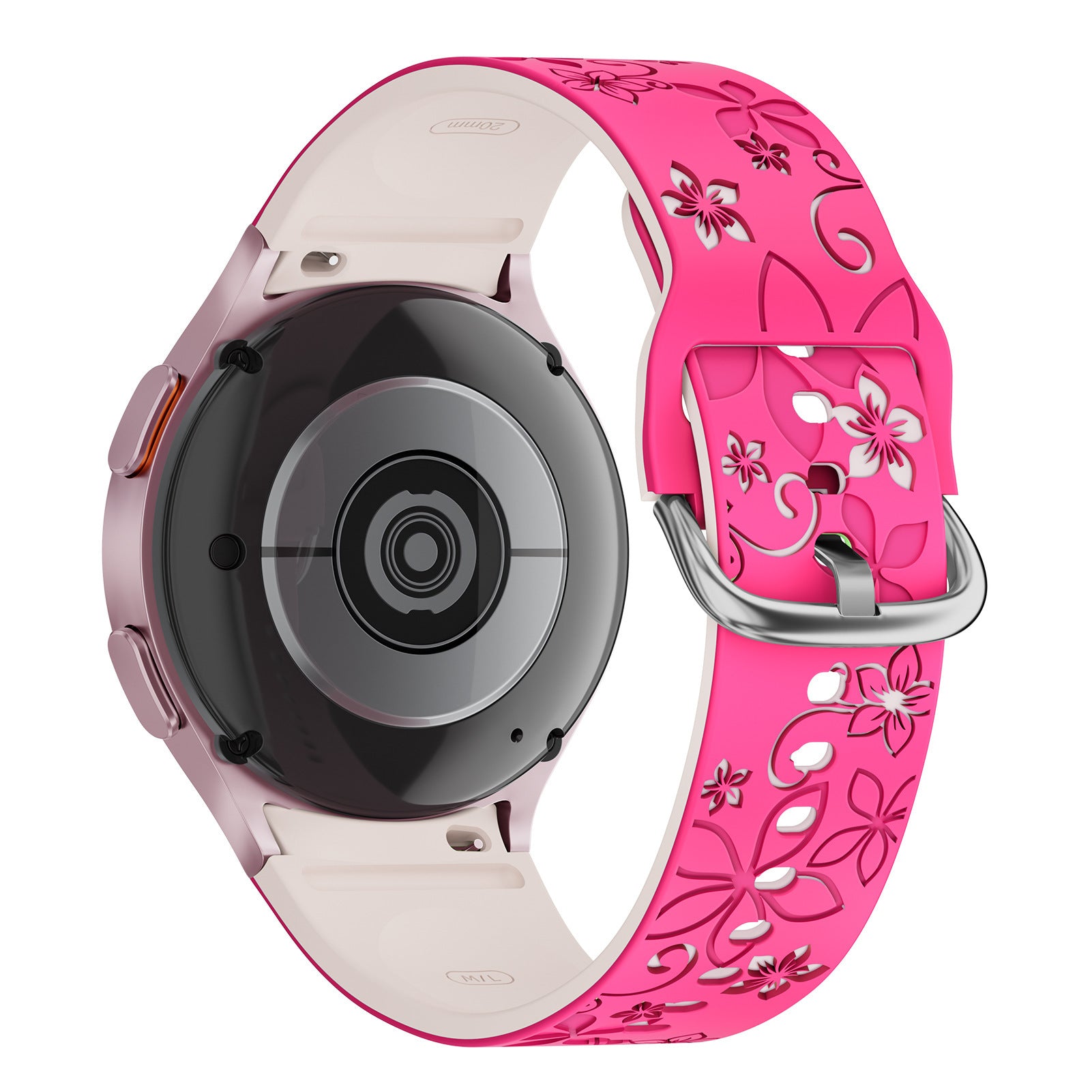 Fashion Personality Two-tone Silicon Print Strap