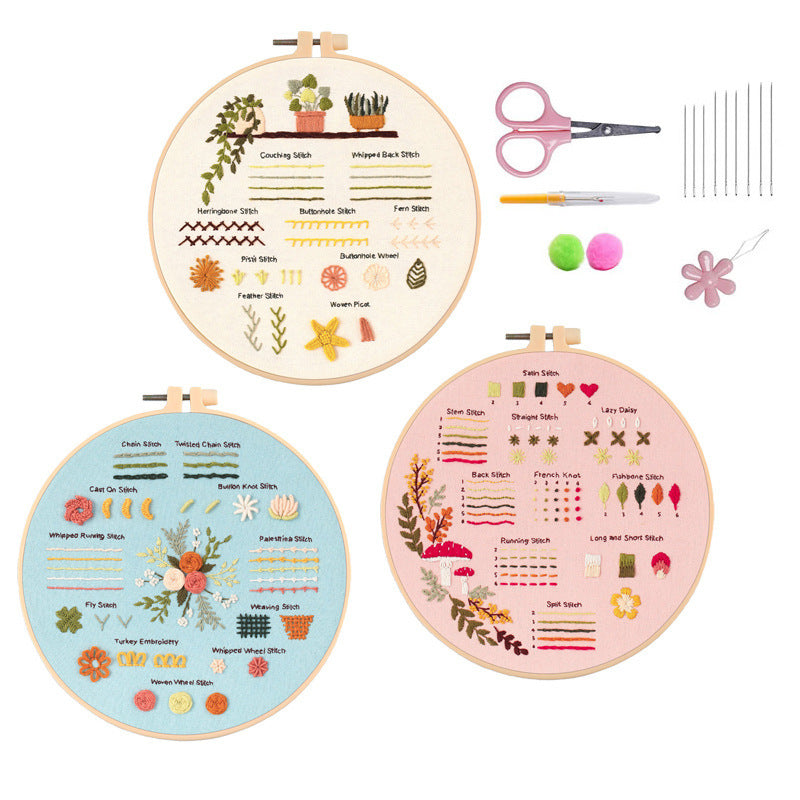 Embroidery Beginner Material Package Kit