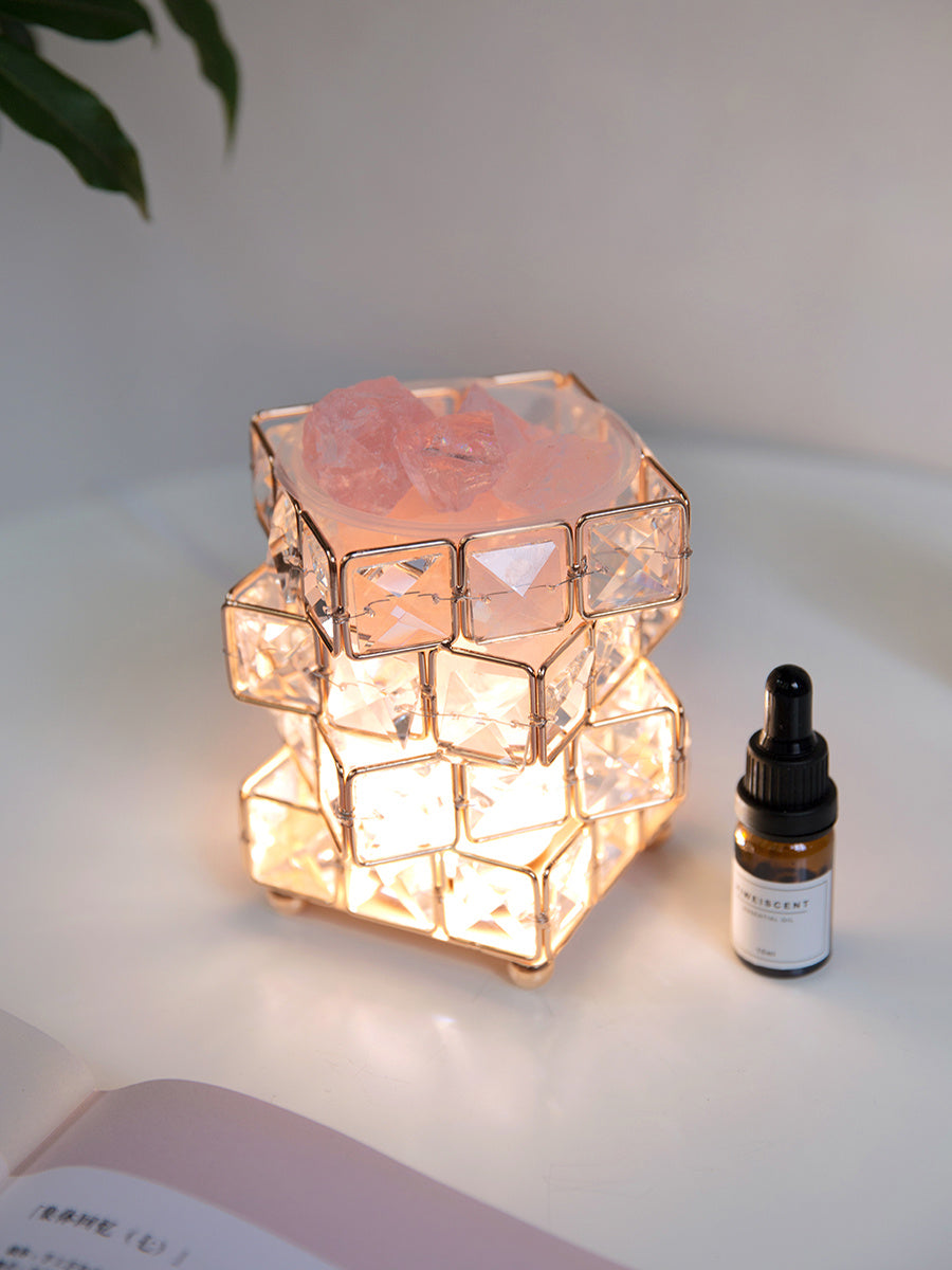 Fire Aromatherapy Crystal Diffuser Indoor Durable Household Night Light