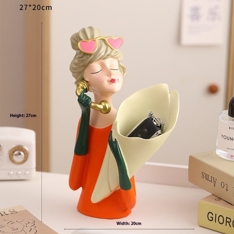 Cute Butterfly Girl Creative Home Bedroom Desktop Decoration