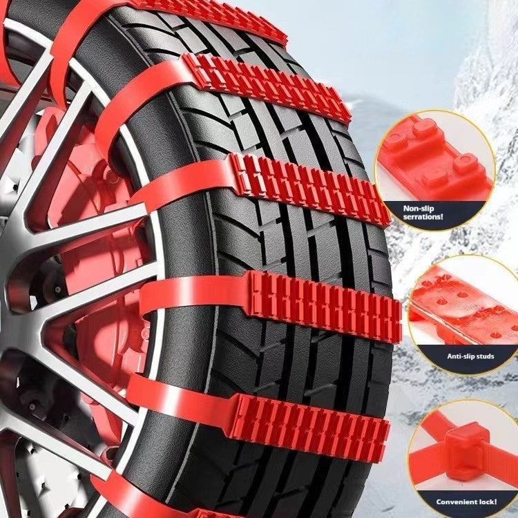 Emergency Plastic Nonskid Chain Universal Car Tire Non-slip Band