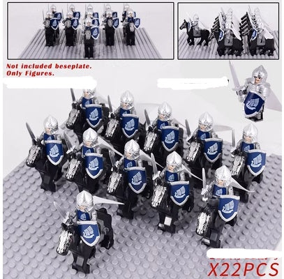 Soldiers Put Together Regimental Battle Blocks