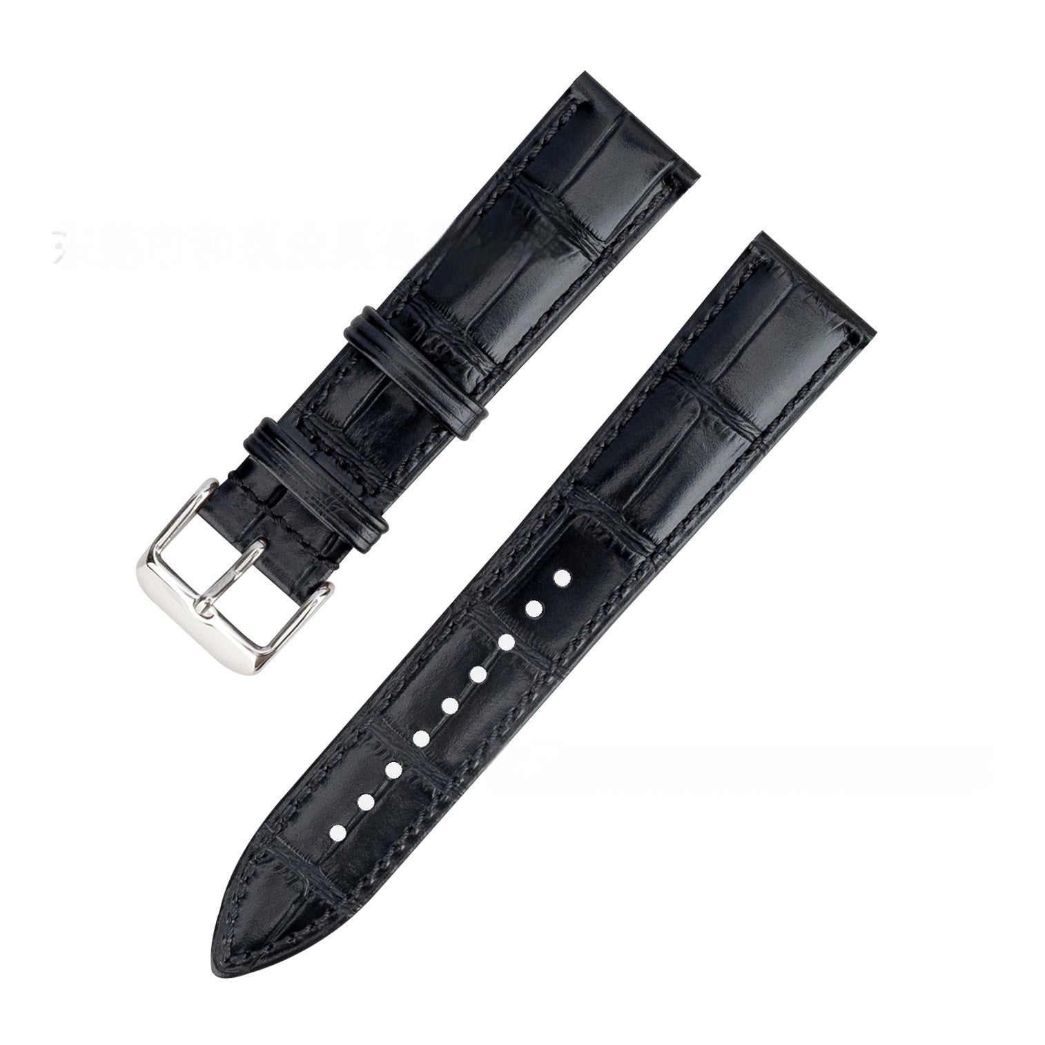 Bamboo Pattern Cow Leather Watch Strap Unisex
