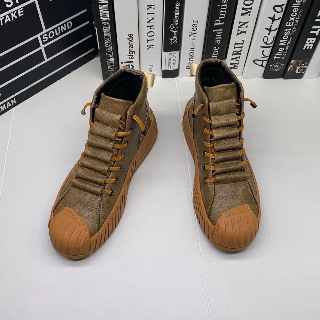 All-match Warmth and Velvet Platform Casual Men's Shoes