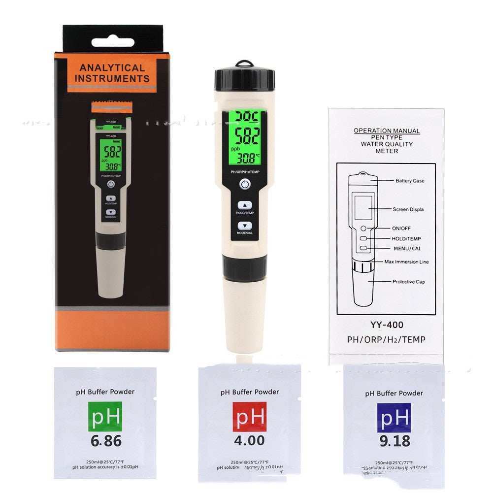 Hydrogen Rich Water Detection Pen 4-in-1
