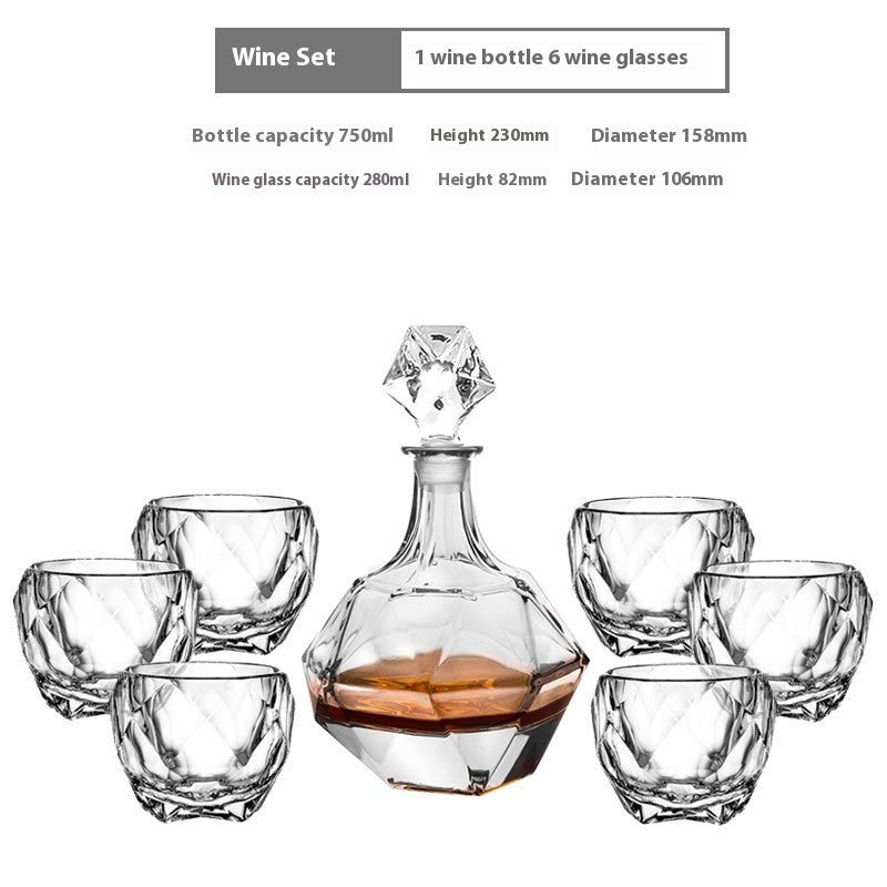 Creative Whiskey Liquor Glass Suit