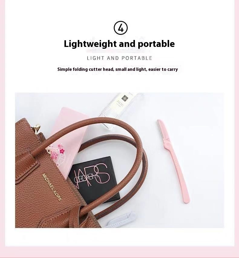 Portable Folding Eye-brow Knife Novice Protective Type