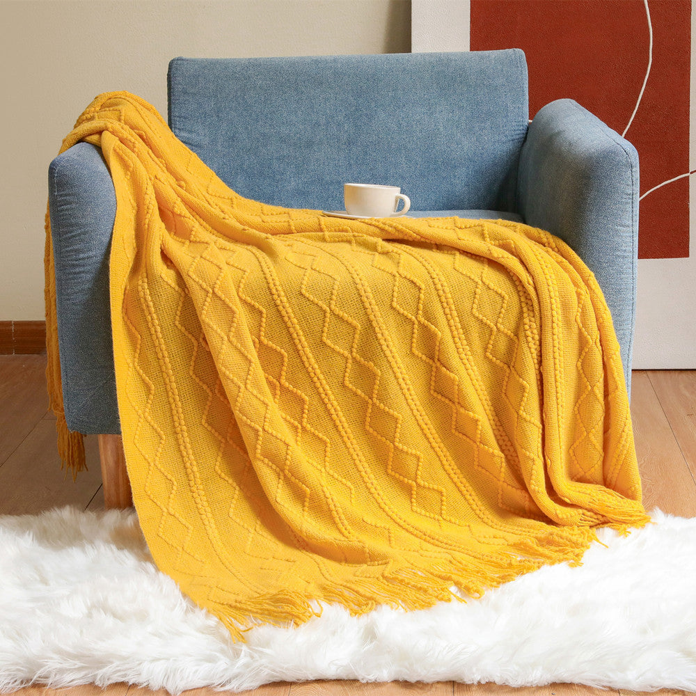 Knitted Blanket Nap Sofa Cover Blanket