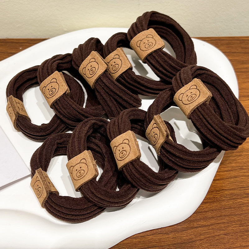 Cute Fashion Bear High Elastic Rubber Band For Women