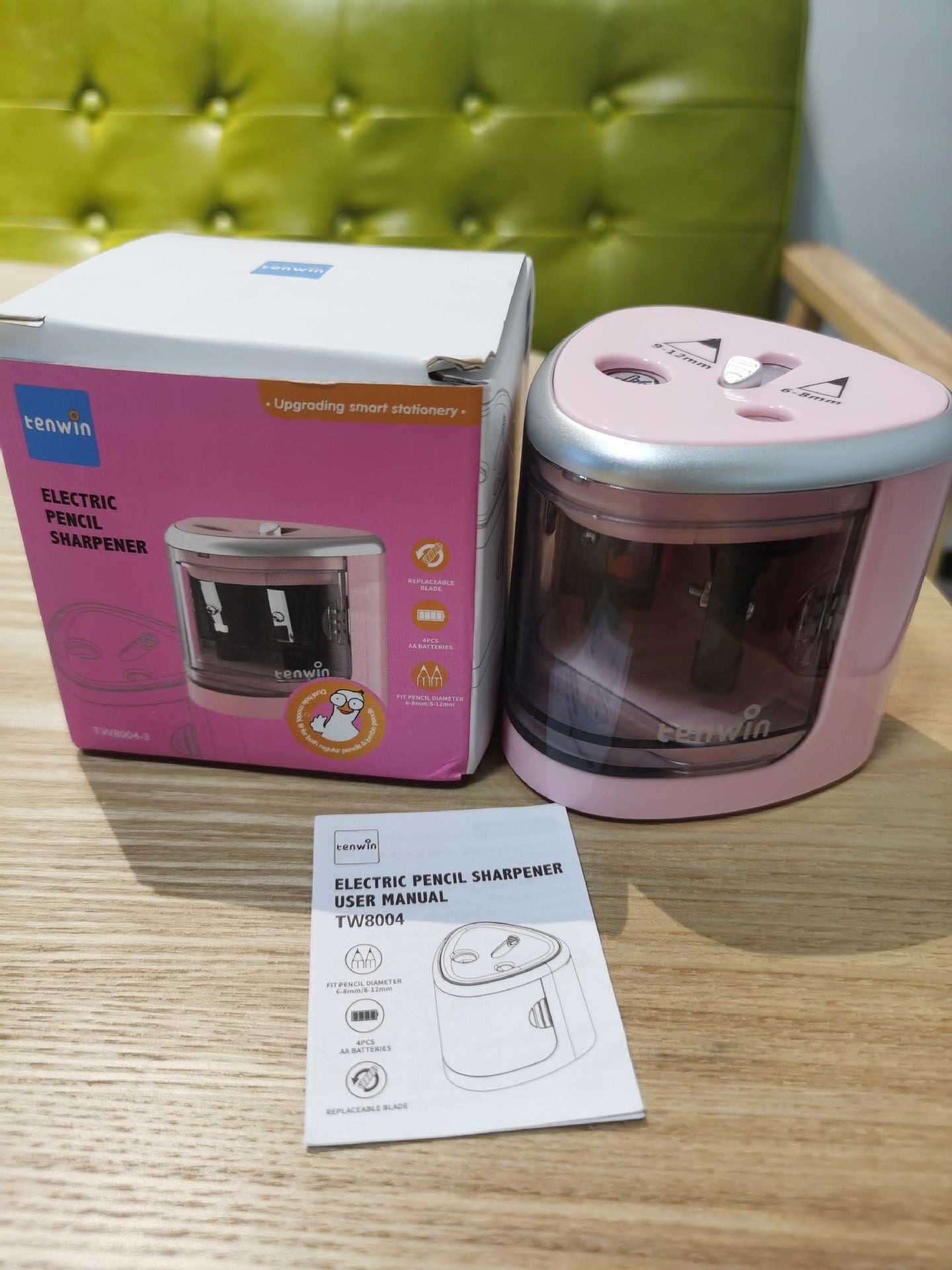 Semi-Automatic Thickness Double Hole Electric Pencil Sharpener