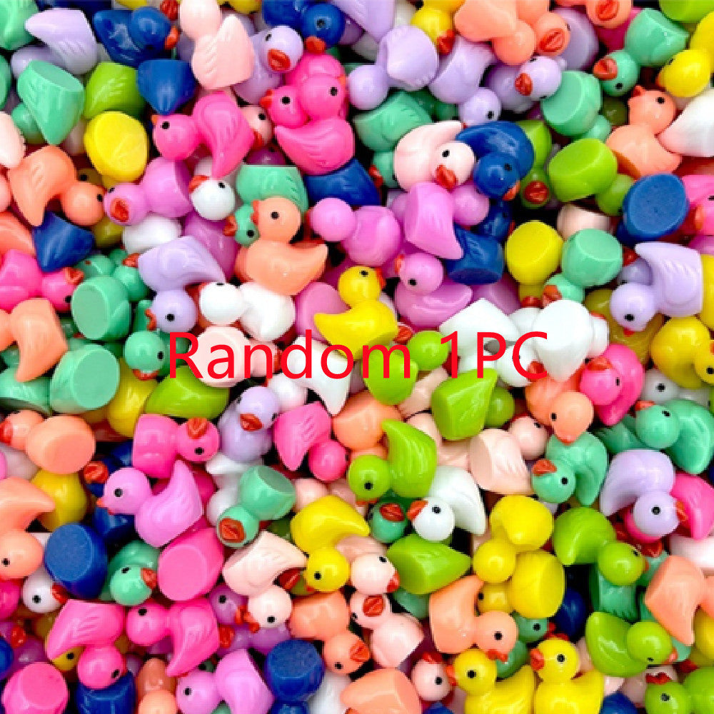 Convenience Store Box Simulation Little Duck Decoration Diy Cream Glue Accessories