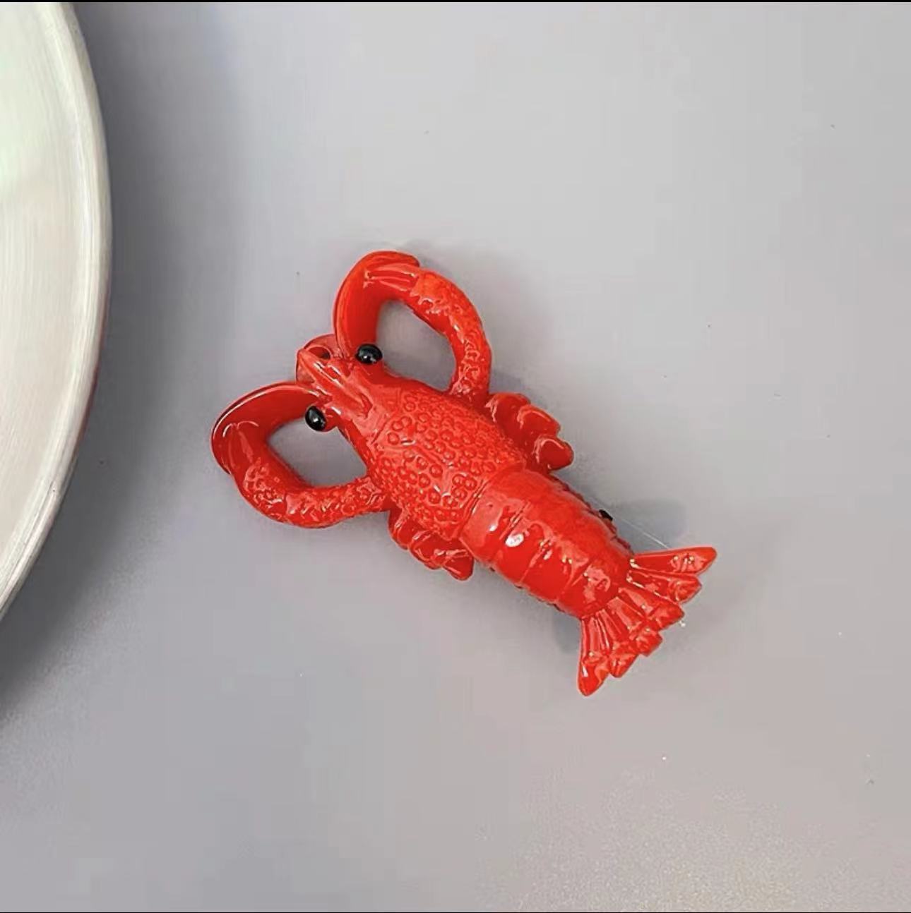 Creative Food Barrettes Seafood Funny