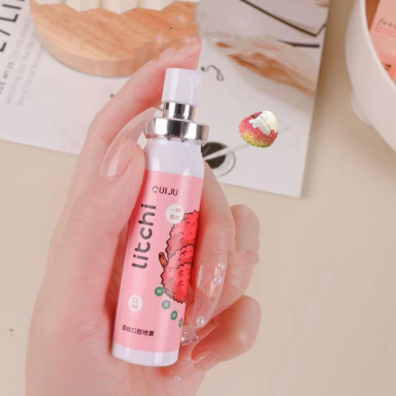 Portable Fruit Flavor Breath Freshener