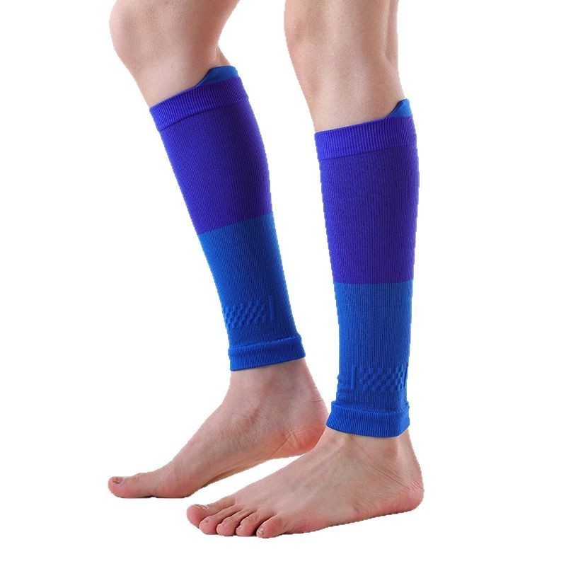 Marathon Cross-country Running Basketball Sports Color Matching Compression Calf Socks