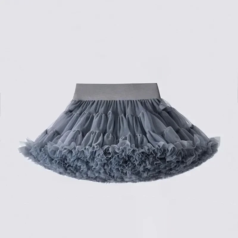 Girl's Tutu Skirt Soft Veil-year-old Princess Pettiskirt