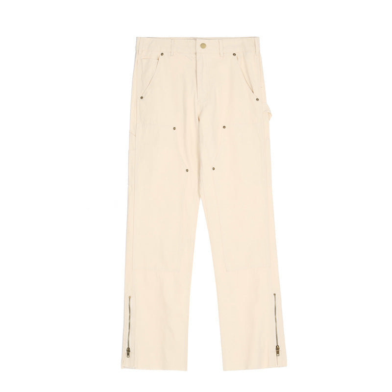 American High Street Destruction Raw Edge Slacks