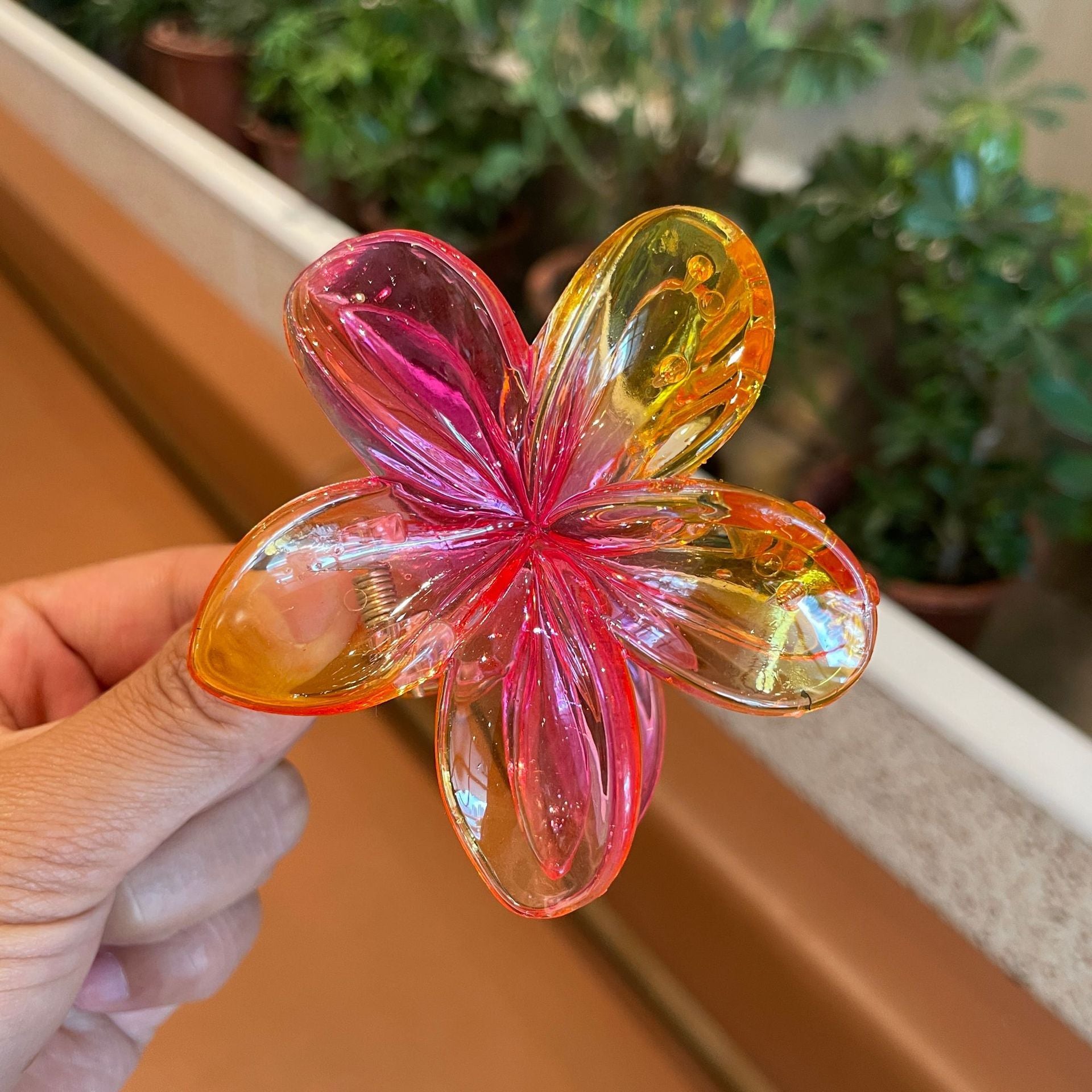 Flower Barrettes Women's Colorful Updo Gadget Hair Accessories