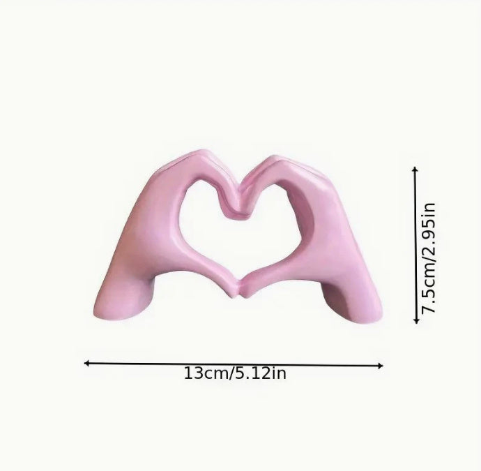 Graffiti Love Gestures Ornaments Resin Crafts