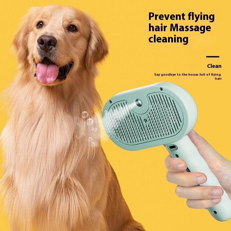 Pets Spray Hair Comb Pet Hair Remover Cleaning Brush Cats Grooming Dog Accessories Tools Dematting Water Mist Humidifier Comb Pet Supplies