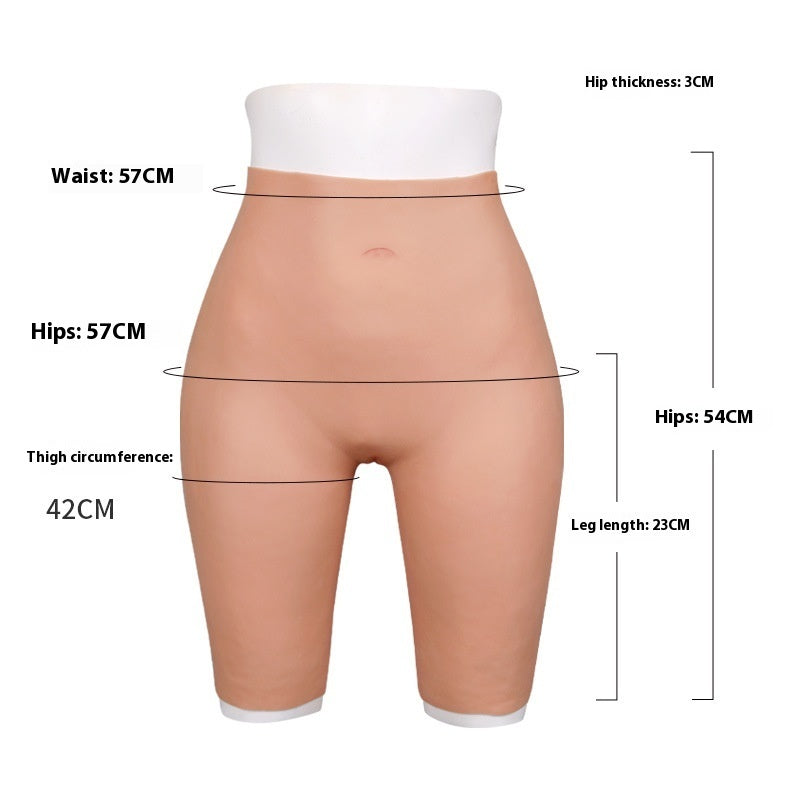 Female Creative Versatile Silicone Full Hip Shorts