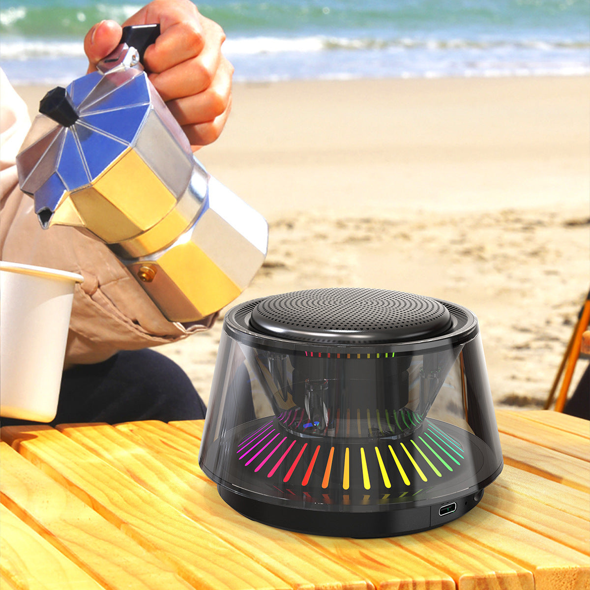 Wireless Bluetooth Speaker Colored Glaze