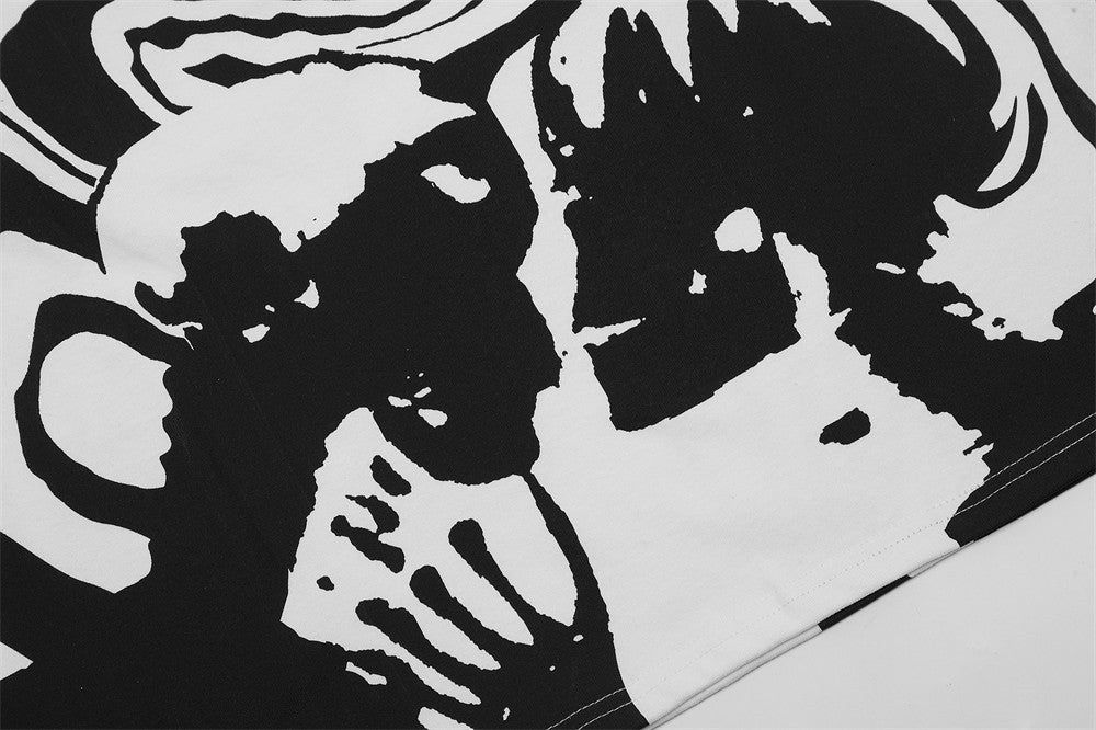 Creative Design Printed Short-sleeved T-shirt For Men