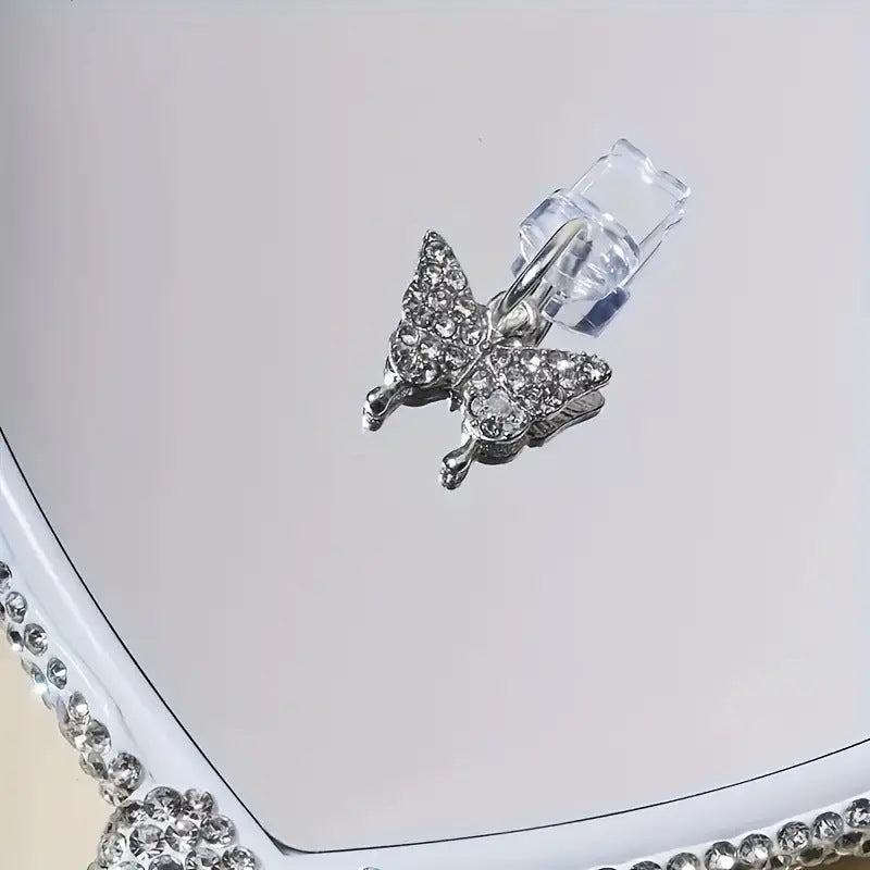 Butterfly Ornament Mobile Phone Universal Interface Dust Plug