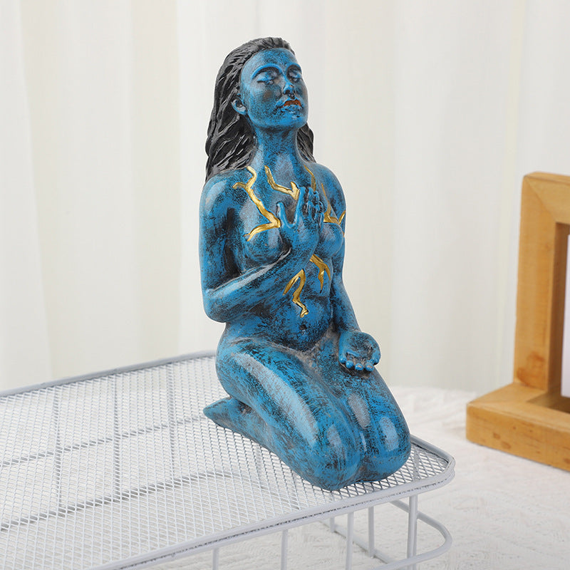 Healing Series Home Ornament Goddess Resin Decorations