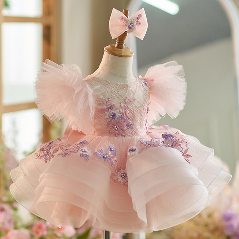 European And American Girls Umbrella Princess Dress