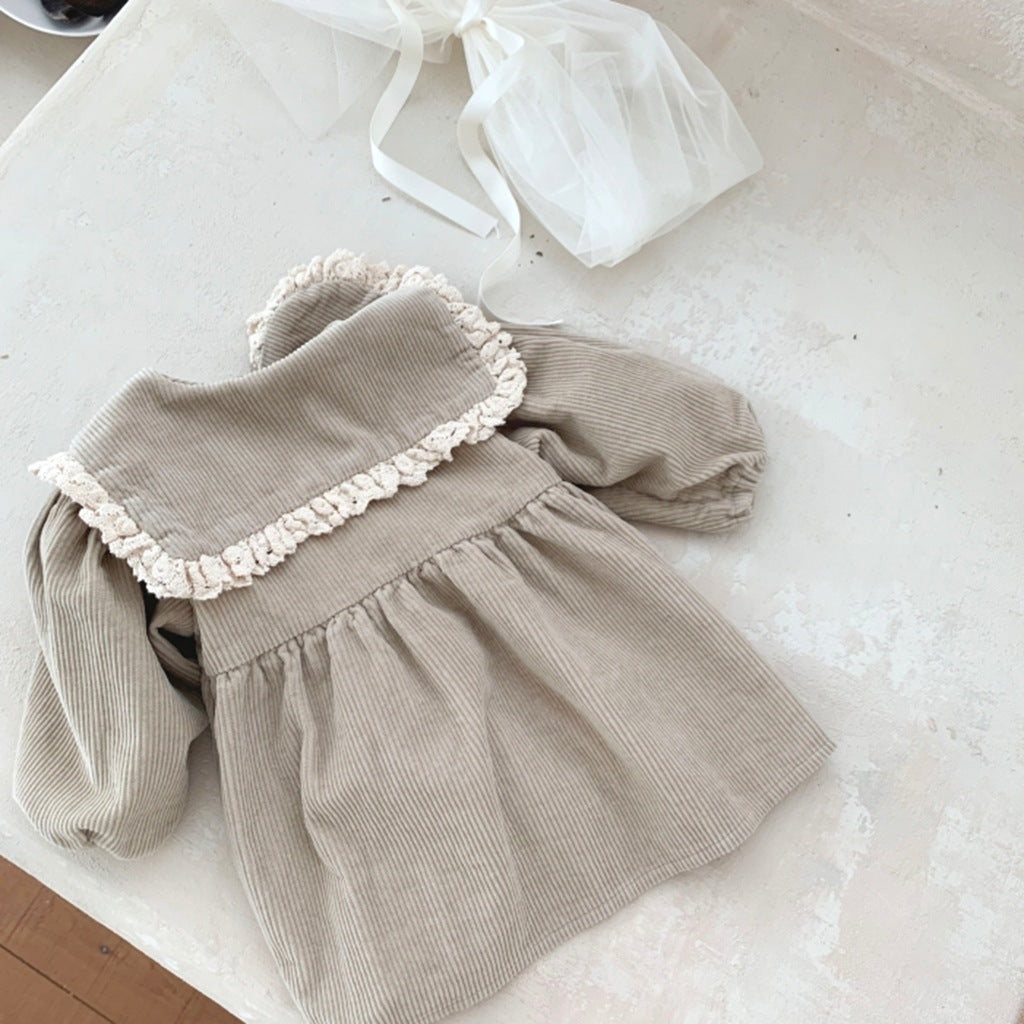 Girl's Baby Lace Doll Collar Dress