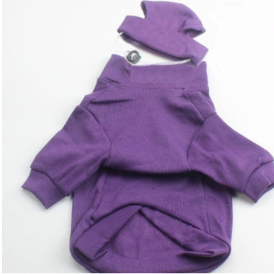 Pet Fashion Brand Pet Clothes Small And Medium-sized Dogs Teddy Bichon Jarre Aero Bull Dog Stretch Autumn And Winter Threaded Undershirt