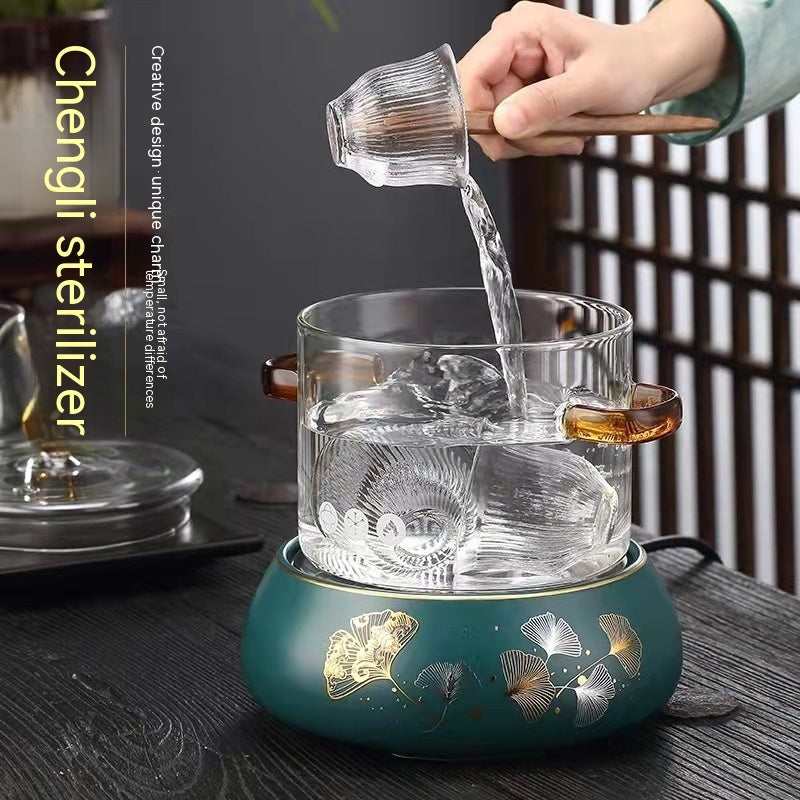 Stew Household Transparent Glass Stew-pan