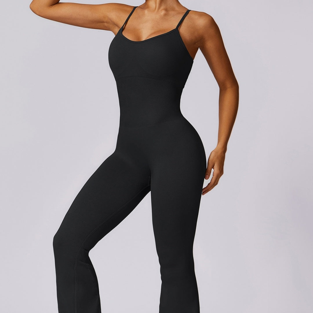 Tight Yoga Jumpsuit Women's Leisure Horn