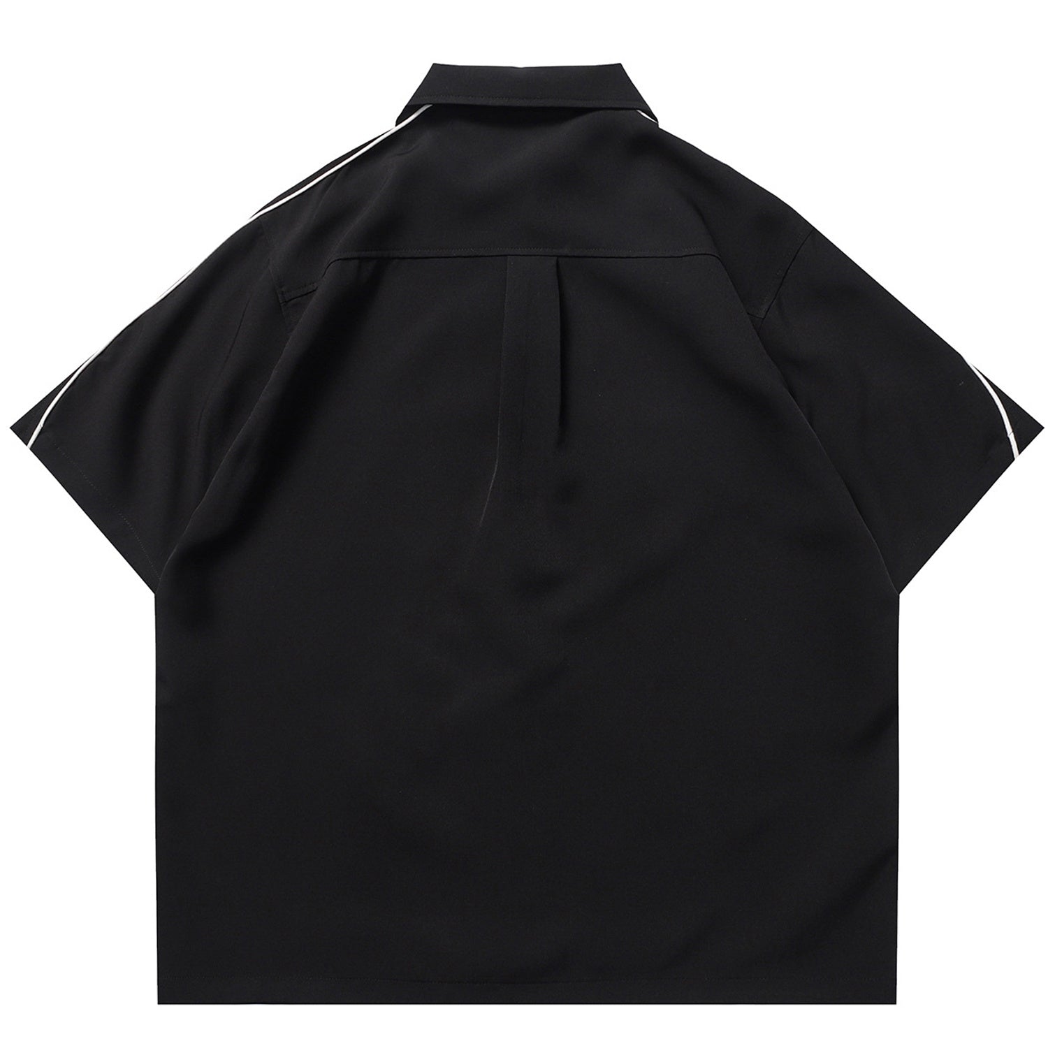 Men's Star Patchwork Short Sleeved Shirt