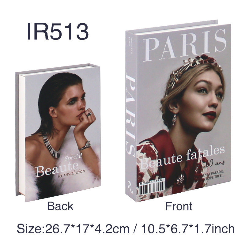 Fashion Simple Style Prop Books Fake Book Magazine Ornaments